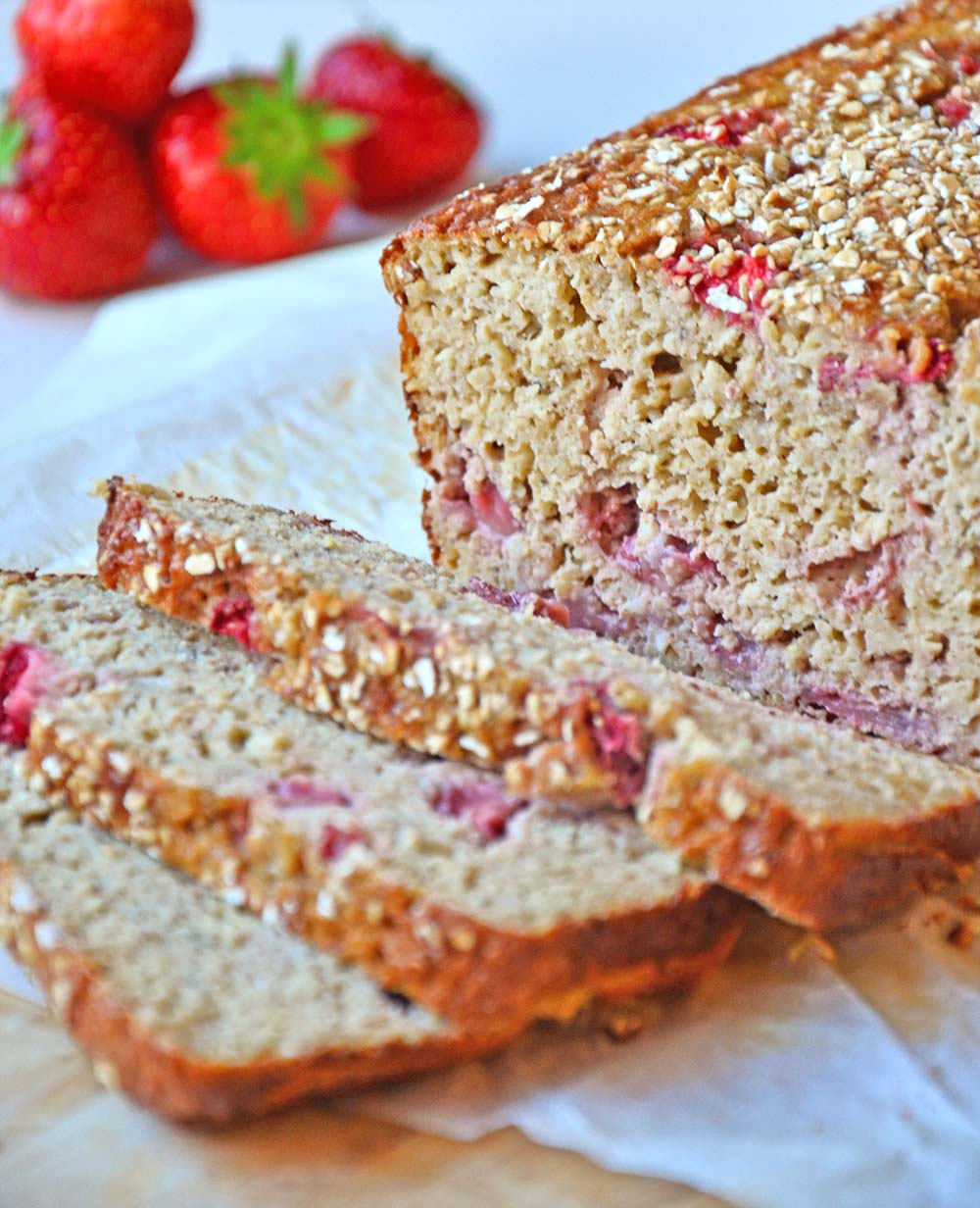 Strawberry banana bread
