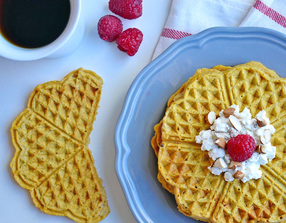 Sweet potato waffles