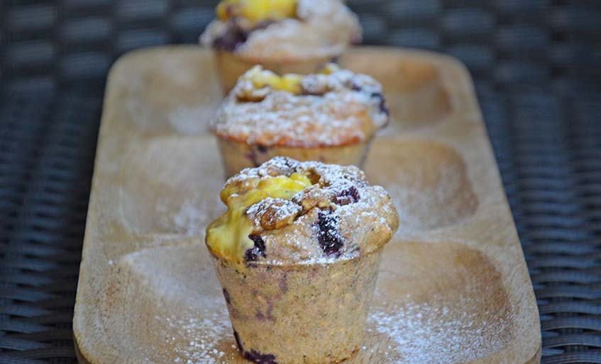 Blueberry muffins