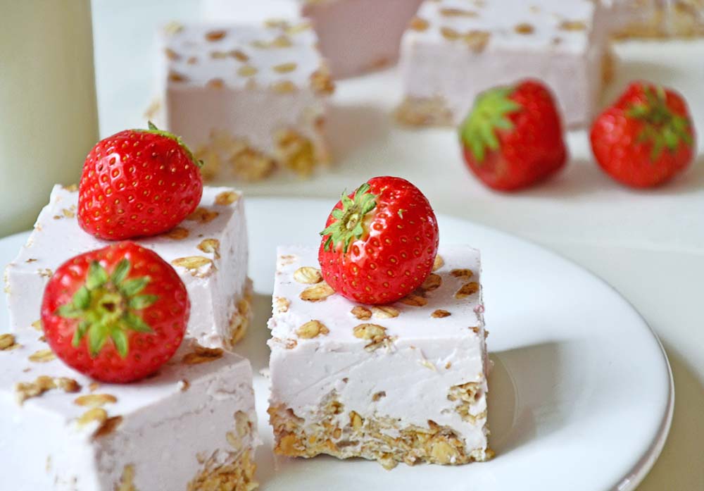 Sunn gelé og ostekake