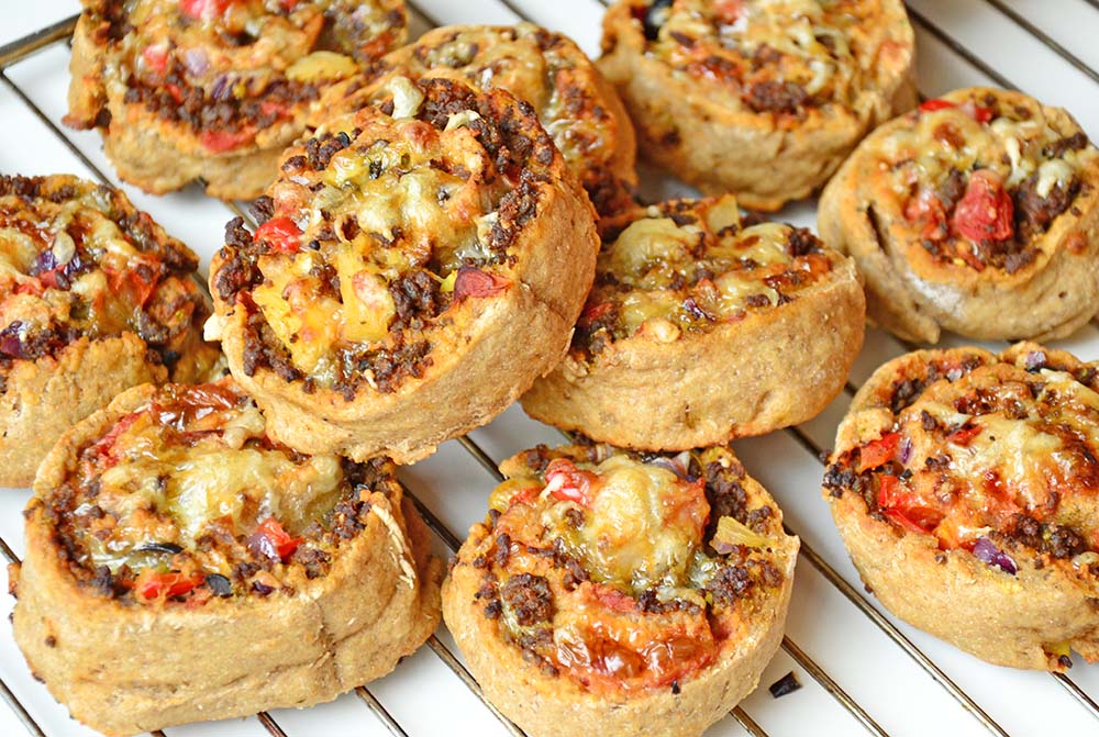 Pizza pinwheels