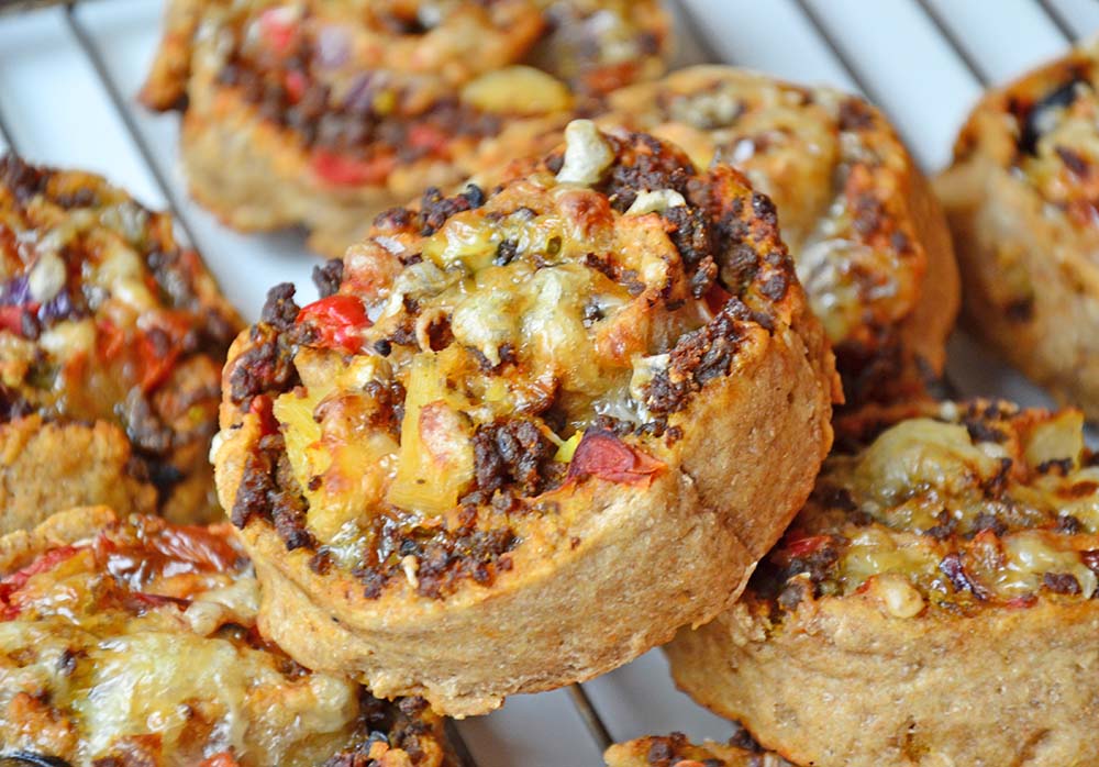 Pizza pinwheels