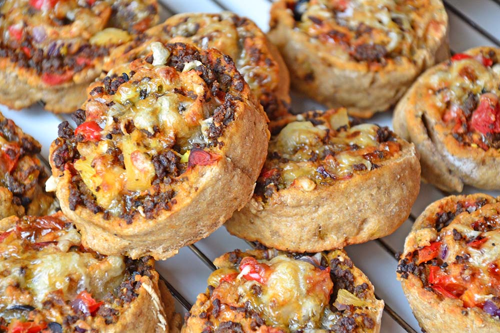 Pizza pinwheels