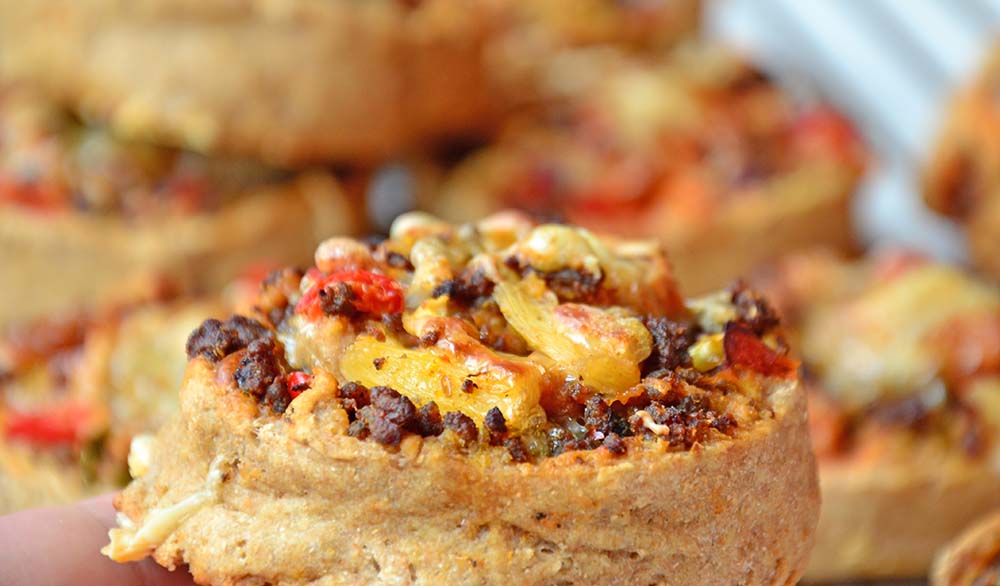 Pizza pinwheels