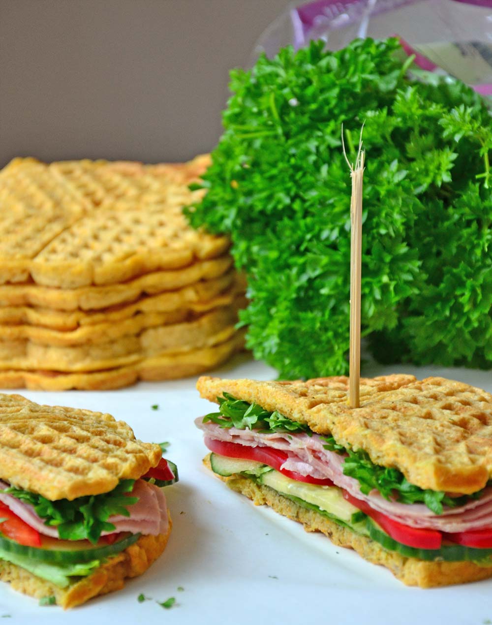 Sandwich waffle