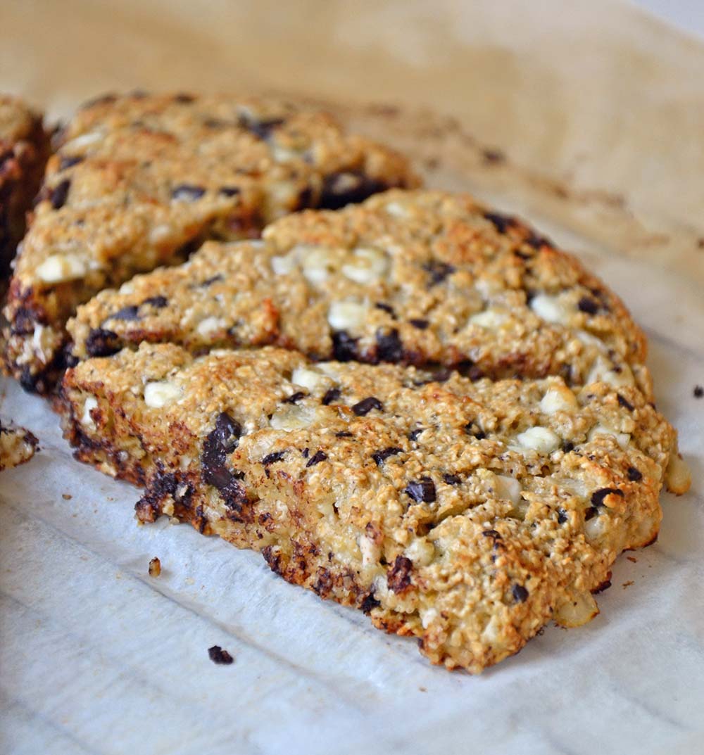 Healthy chocolate chip scones