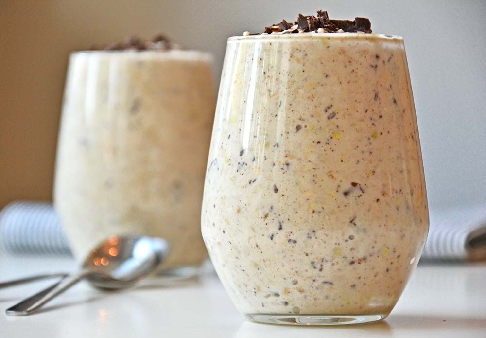 Buckwheat vanilla chocolate chip overnight oats