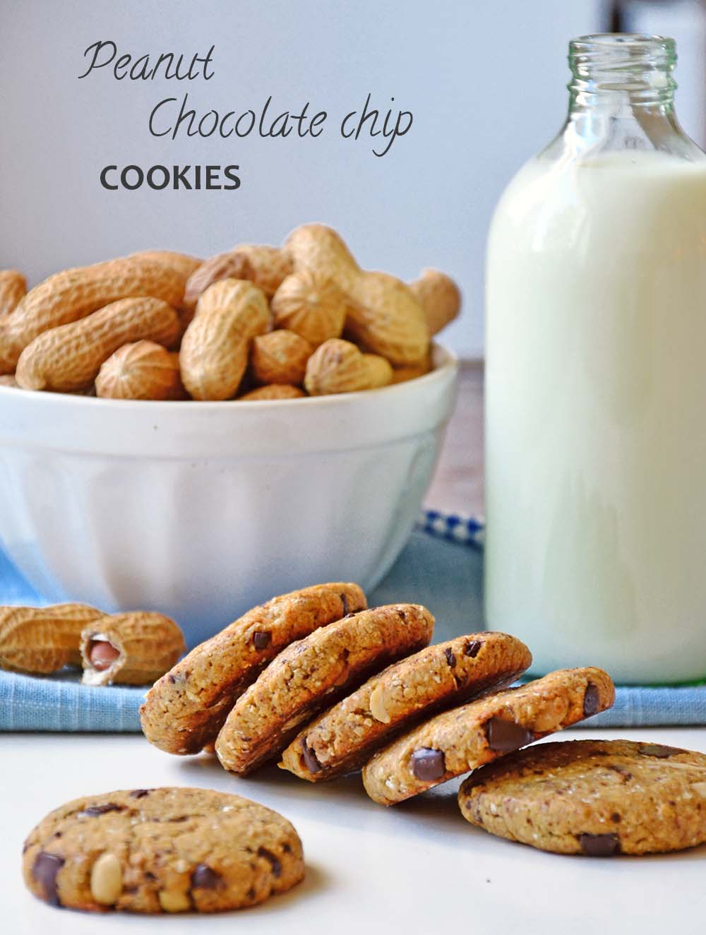 Peanut chocolate chip cookies