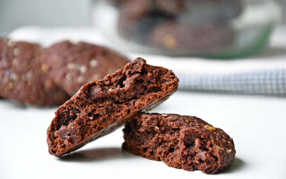 Double chocolate chip cookies