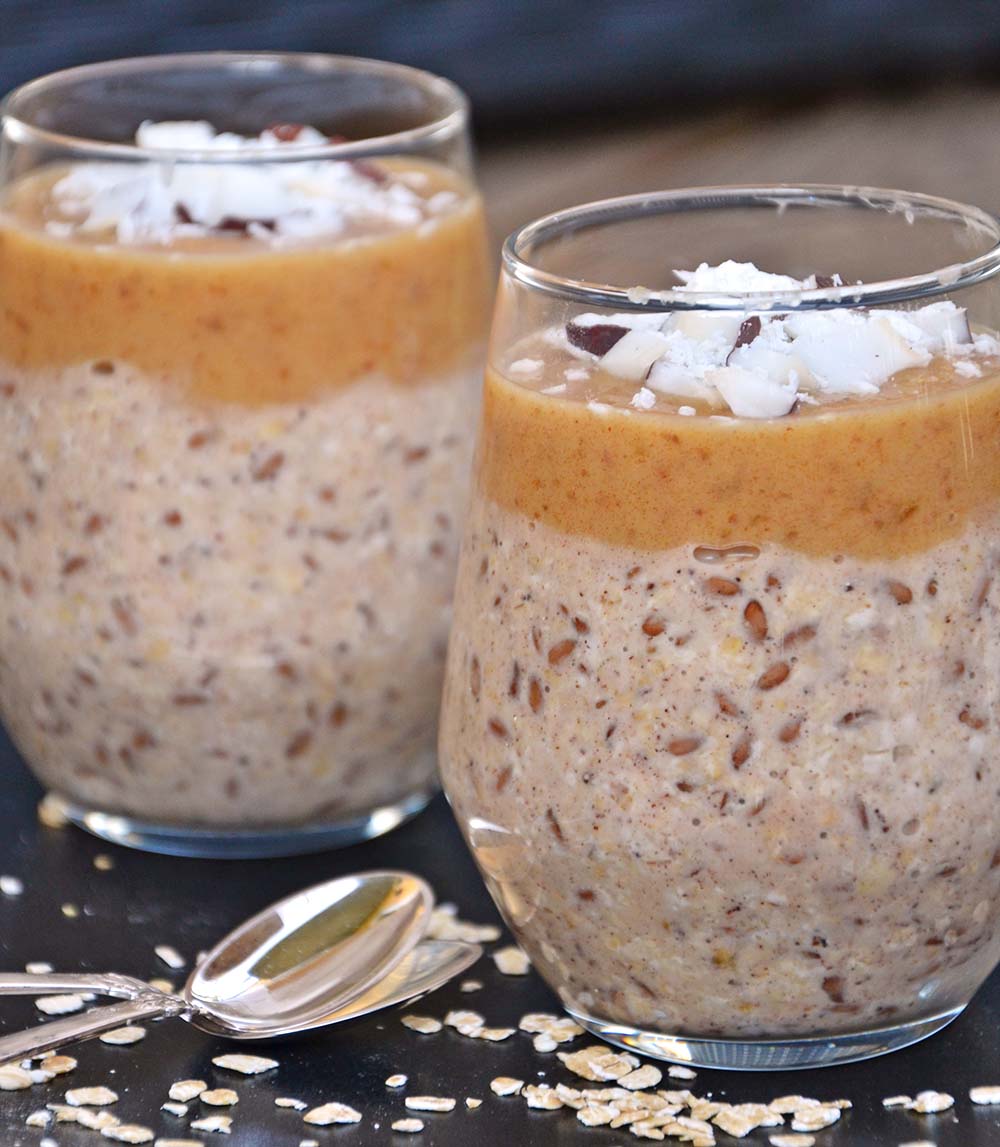 caramel overnight oats