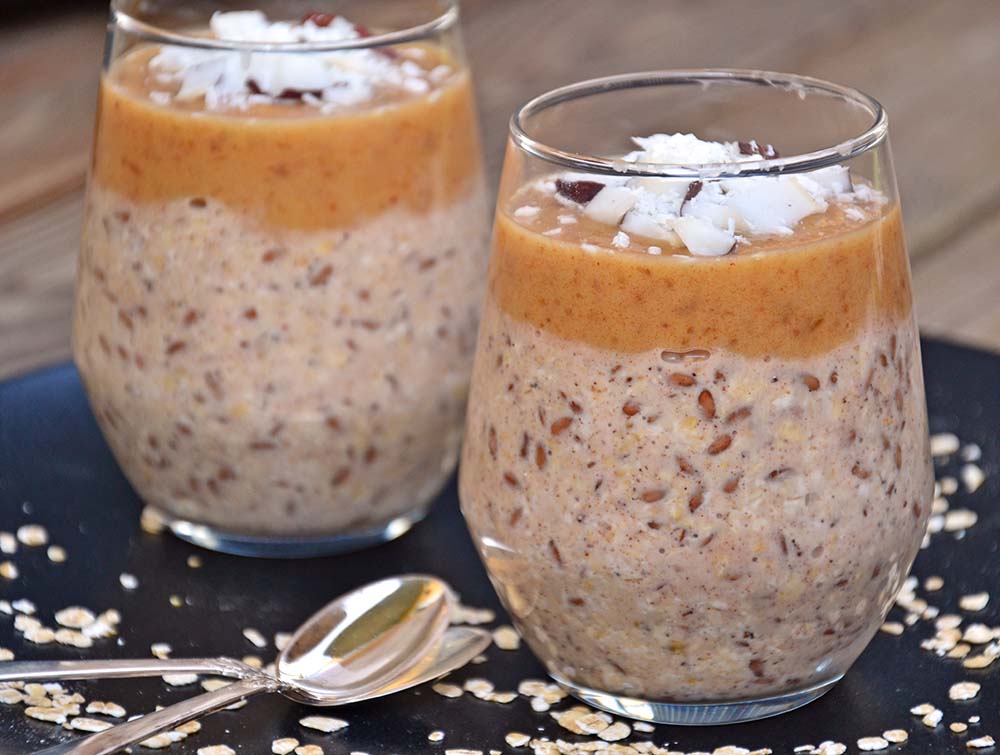 caramel overnight oats
