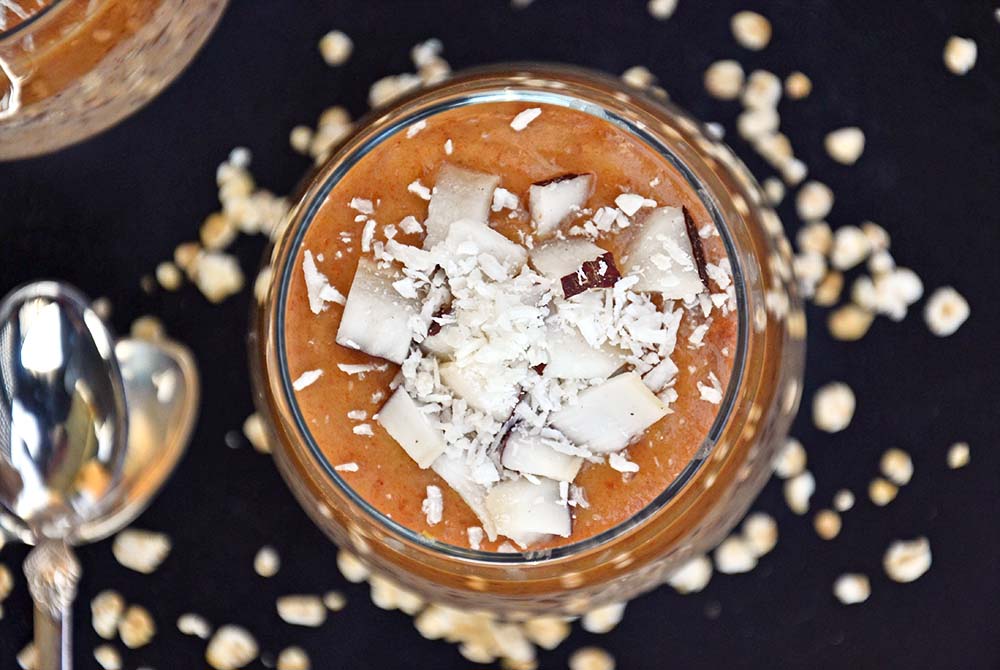 caramel overnight oats