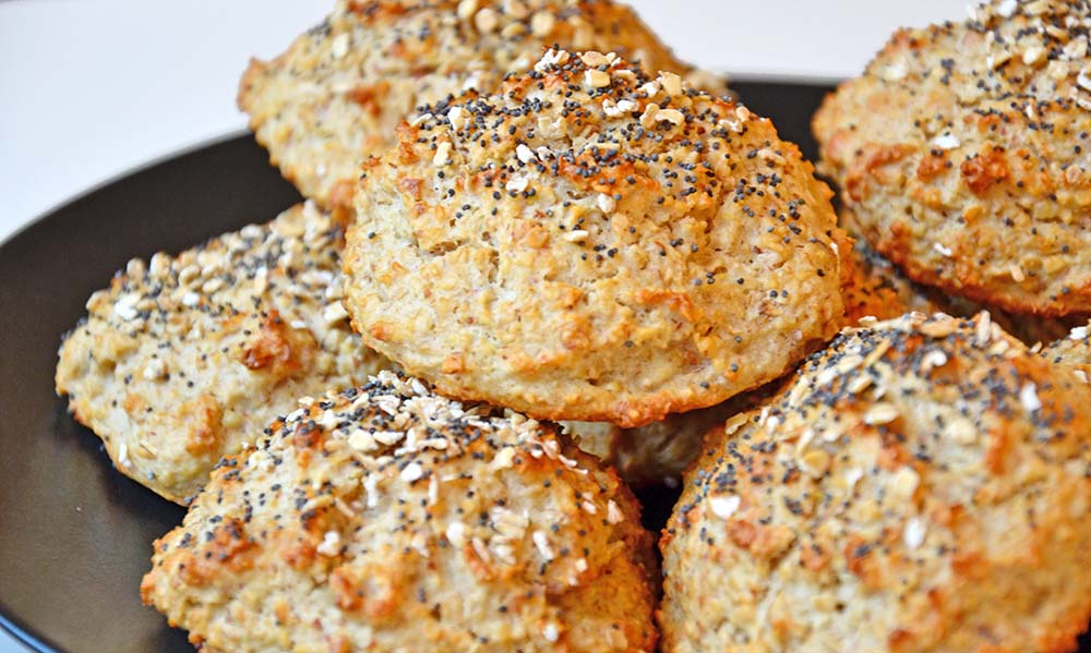 Whole grain scones