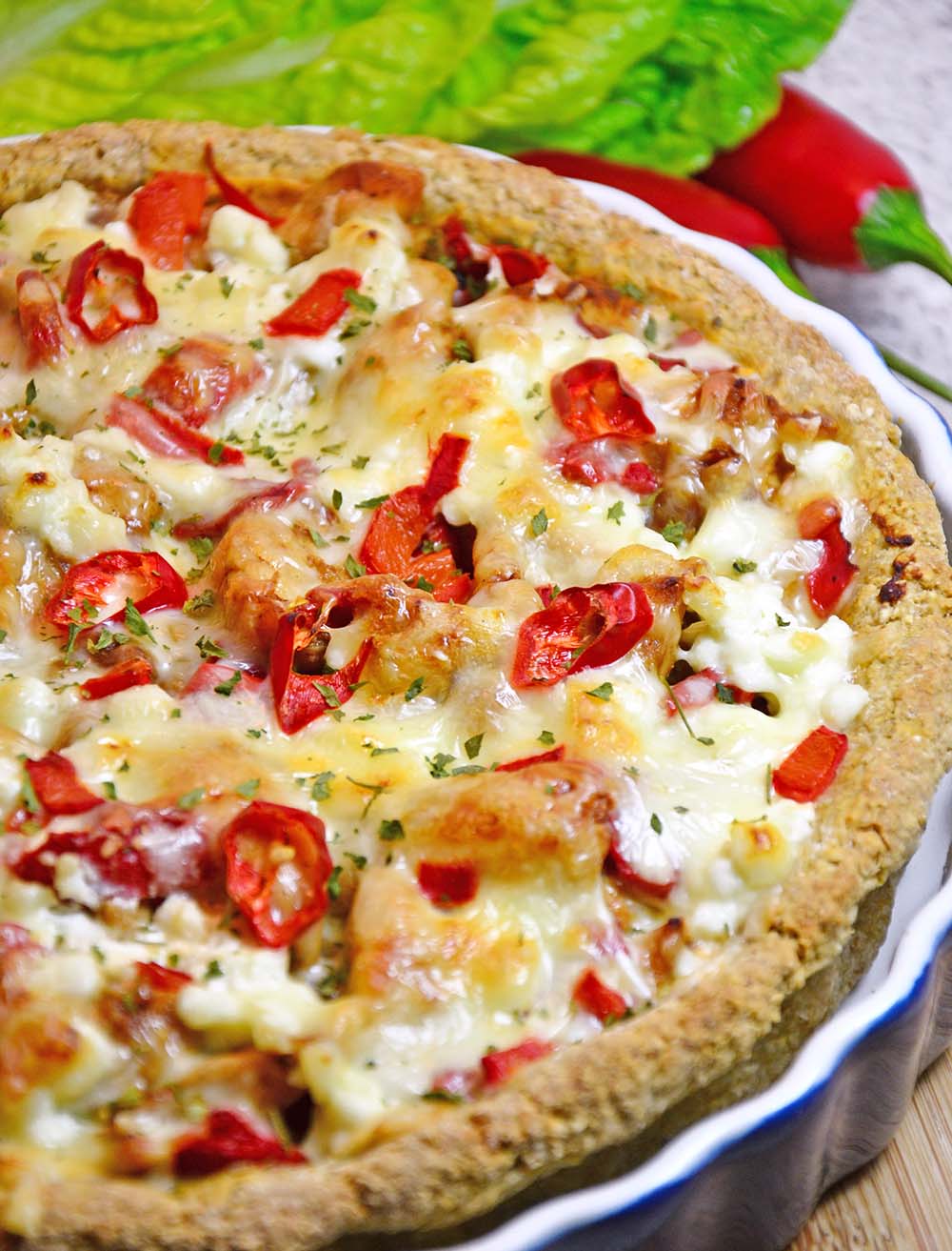 Healthy chicken pie
