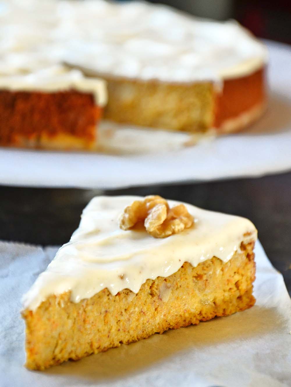 Healthy carrot cake