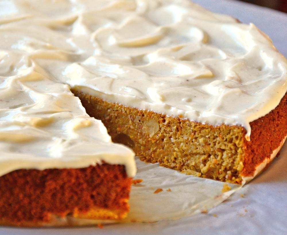 Healthy carrot cake