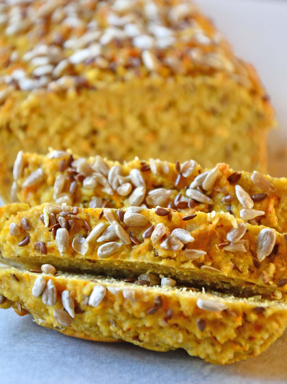 Protein oat carrot bread