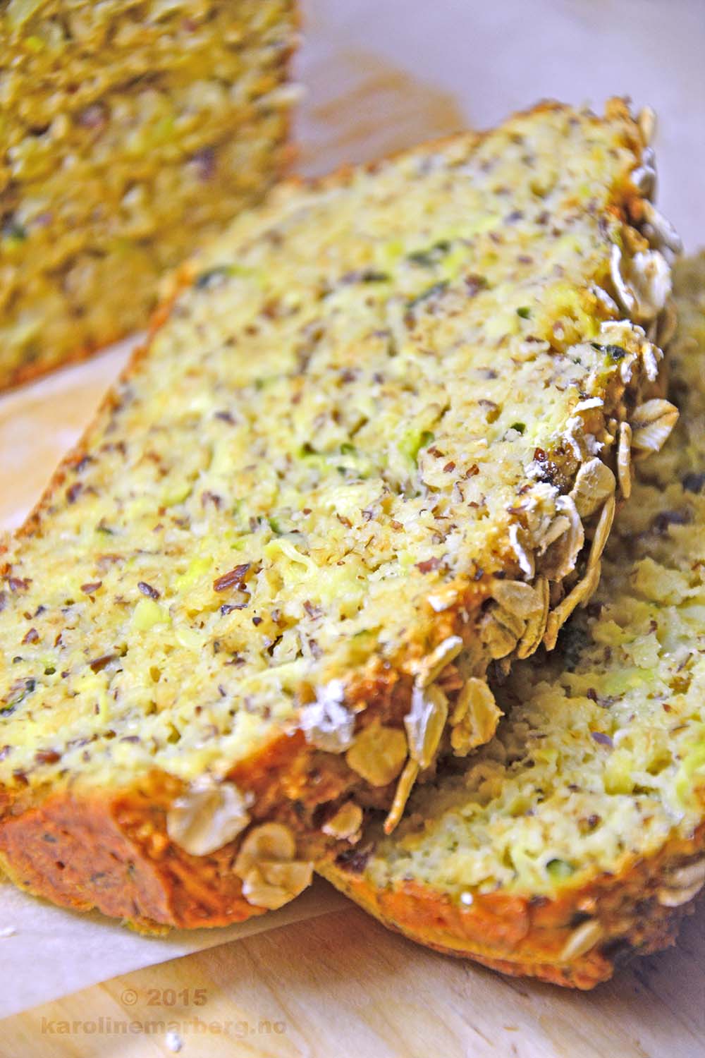 Oat squash bread