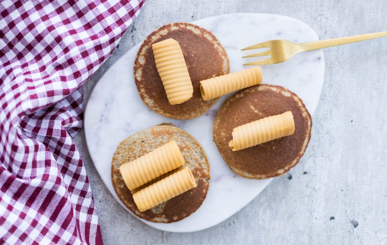 Bananpannekaker med pepperkakesmak