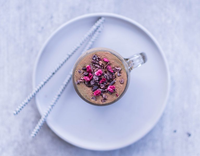 Proteinrik sjokoladesmoothie