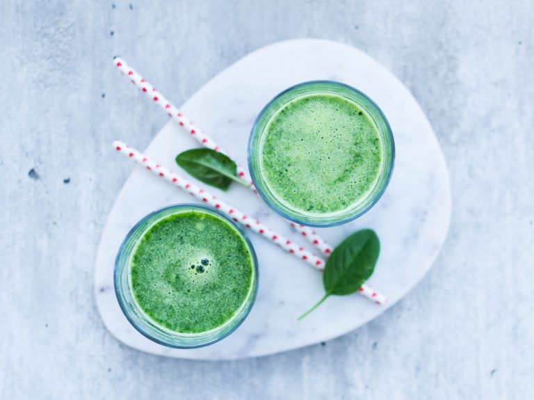 Grønn juice med skikkelig fraspark