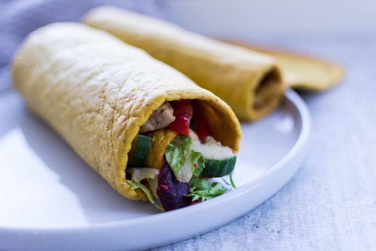 Omelettrull med gulrot