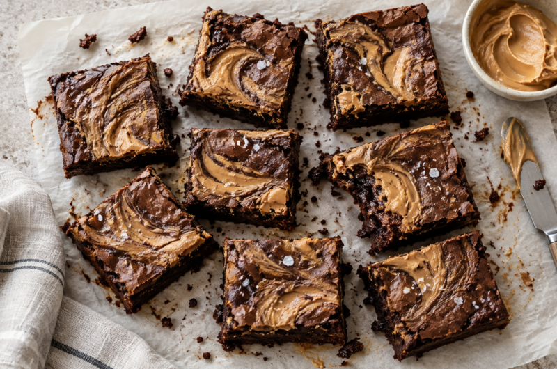 Brownies med peanøttsmør